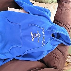 Thrasher gonz royal blue hoodie